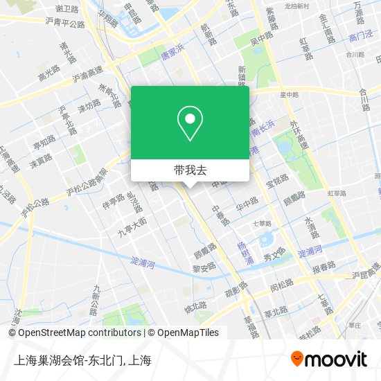 上海巢湖会馆-东北门地图