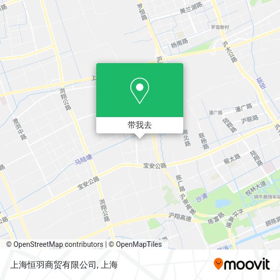 上海恒羽商贸有限公司地图