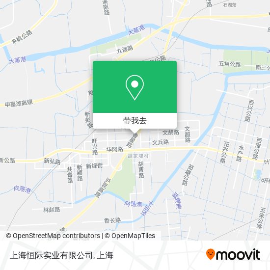 上海恒际实业有限公司地图