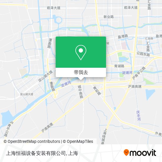 上海恒福设备安装有限公司地图