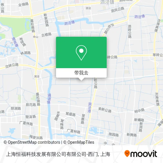 上海恒福科技发展有限公司有限公司-西门地图