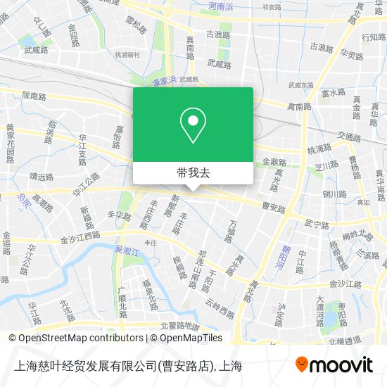 上海慈叶经贸发展有限公司(曹安路店)地图