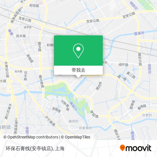 环保石膏线(安亭镇店)地图