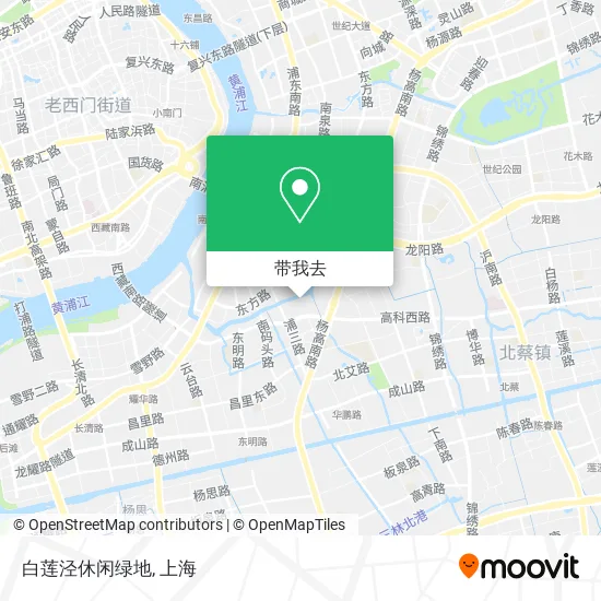 白莲泾休闲绿地地图