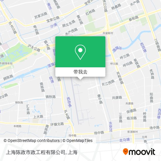 上海陈政市政工程有限公司地图
