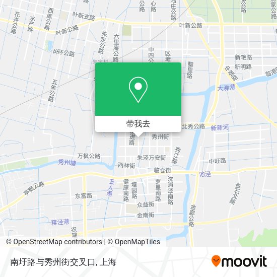 南圩路与秀州街交叉口地图