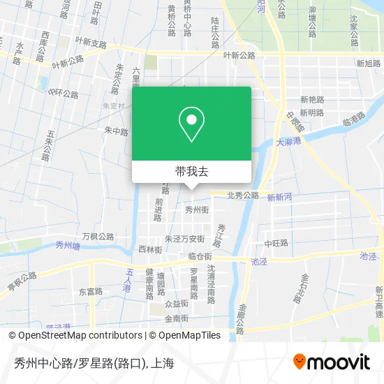 秀州中心路/罗星路(路口)地图