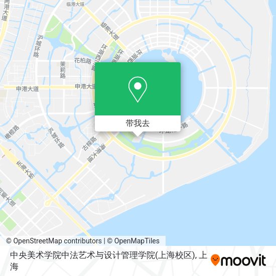 中央美术学院中法艺术与设计管理学院(上海校区)地图