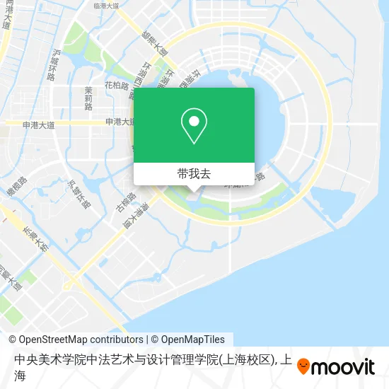 中央美术学院中法艺术与设计管理学院(上海校区)地图