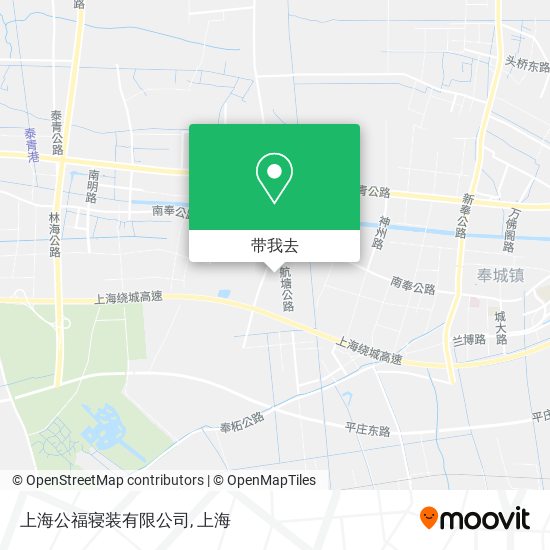 上海公福寝装有限公司地图