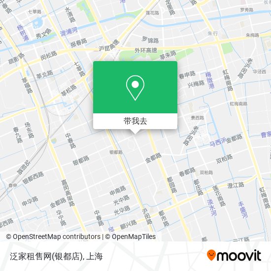 泛家租售网(银都店)地图