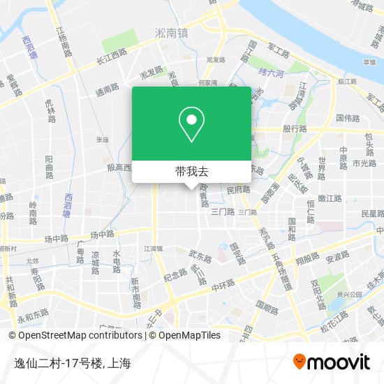 逸仙二村-17号楼地图