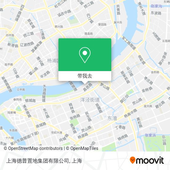 上海德普置地集团有限公司地图