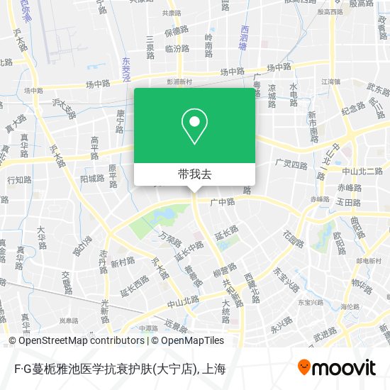 F·G蔓栀雅池医学抗衰护肤(大宁店)地图