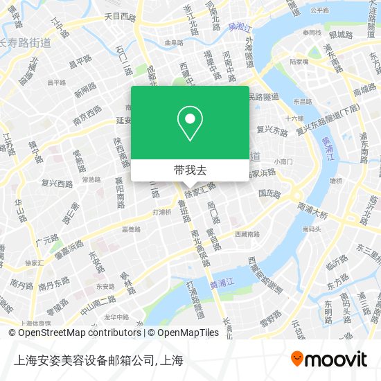 上海安姿美容设备邮箱公司地图