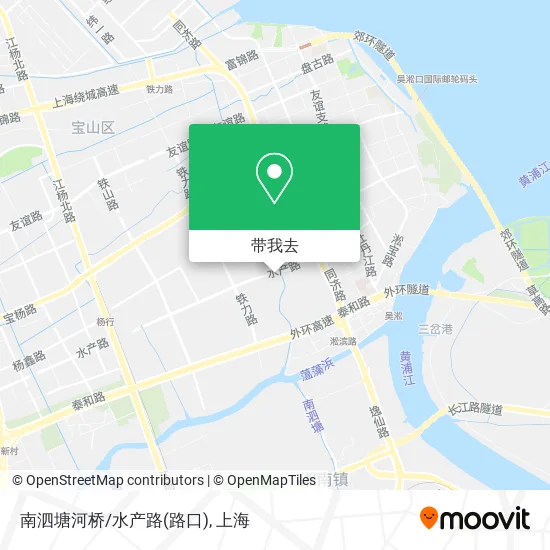 南泗塘河桥/水产路(路口)地图