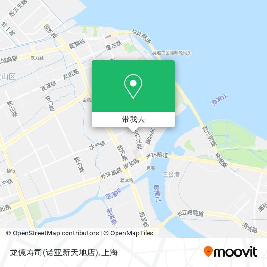 龙億寿司(诺亚新天地店)地图