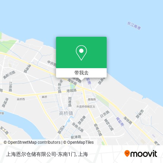 上海恩尔仓储有限公司-东南1门地图