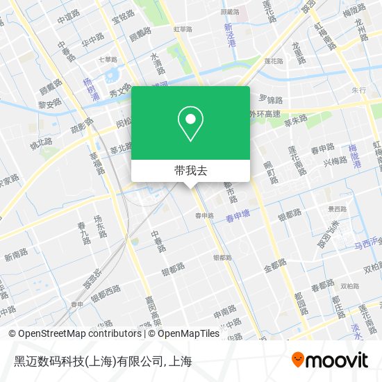 黑迈数码科技(上海)有限公司地图