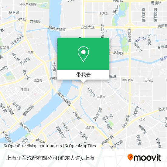 上海旺军汽配有限公司(浦东大道)地图