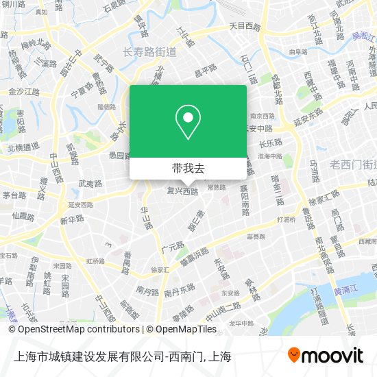 上海市城镇建设发展有限公司-西南门地图