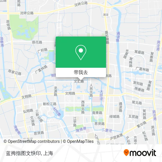蓝拇指图文快印地图