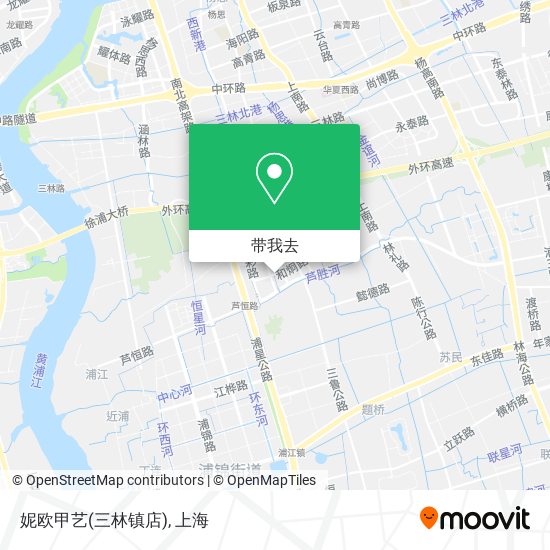 妮欧甲艺(三林镇店)地图