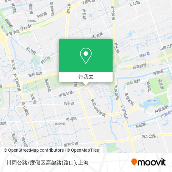 川周公路/度假区高架路(路口)地图