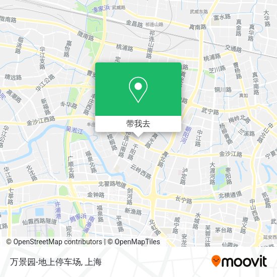 万景园-地上停车场地图