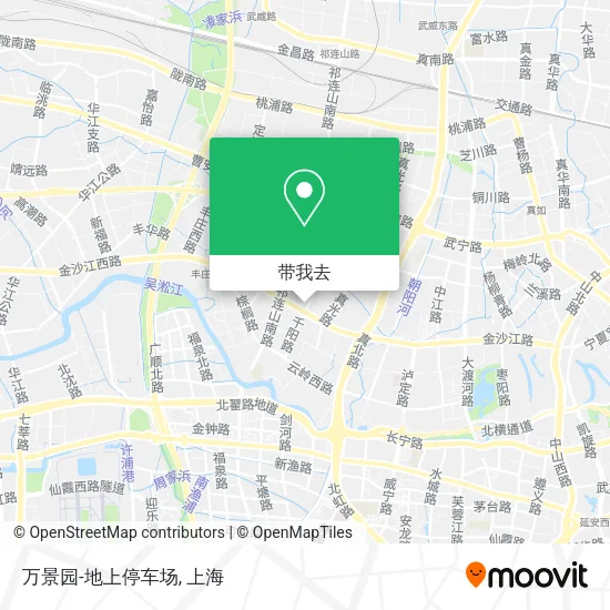 万景园-地上停车场地图