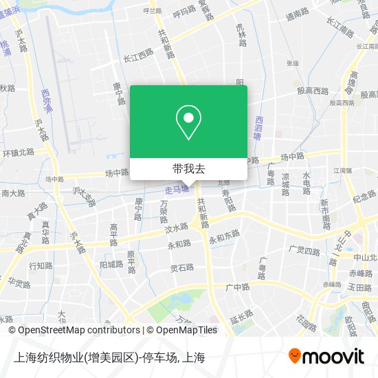 上海纺织物业(增美园区)-停车场地图