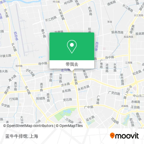 蓝牛牛排馆地图
