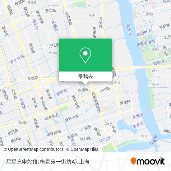 星星充电站(虹梅景苑一街坊A)地图