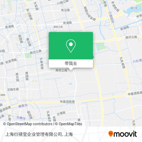 上海衍禧堂企业管理有限公司地图