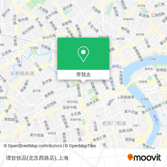 璞饮饮品(北京西路店)地图