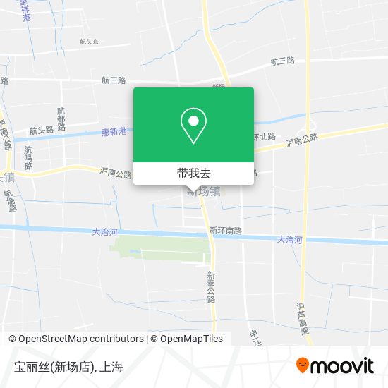 宝丽丝(新场店)地图