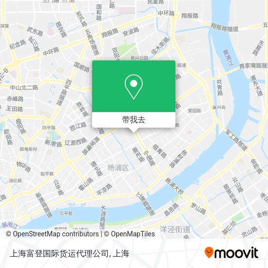 上海富登国际货运代理公司地图