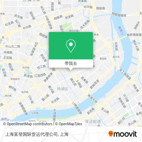 上海富登国际货运代理公司地图