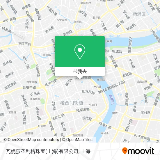 瓦妮莎圣利格珠宝(上海)有限公司地图