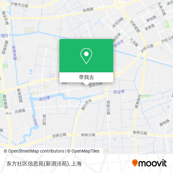 东方社区信息苑(新泗泾苑)地图