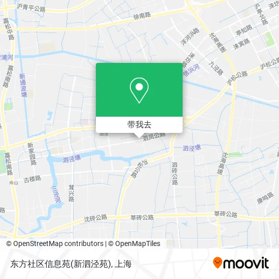 东方社区信息苑(新泗泾苑)地图