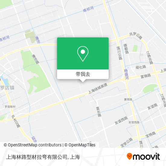 上海林路型材拉弯有限公司地图
