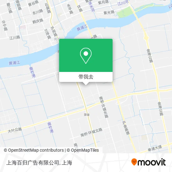 上海百归广告有限公司地图