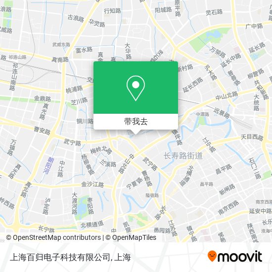 上海百归电子科技有限公司地图