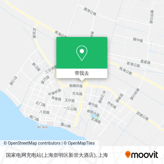 国家电网充电站(上海崇明区新崇大酒店)地图