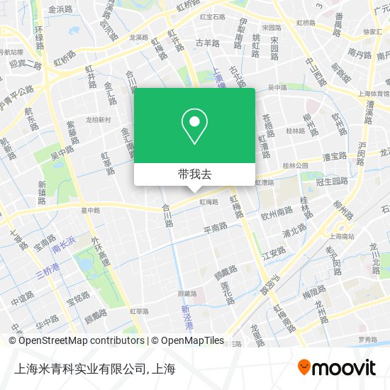 上海米青科实业有限公司地图