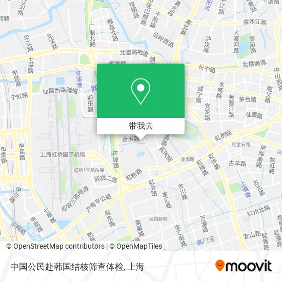 中国公民赴韩国结核筛查体检地图