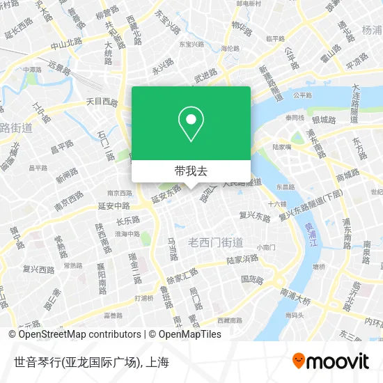 世音琴行(亚龙国际广场)地图