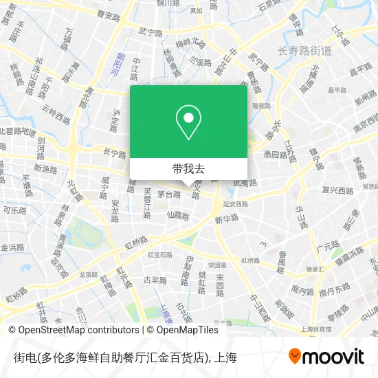 街电(多伦多海鲜自助餐厅汇金百货店)地图