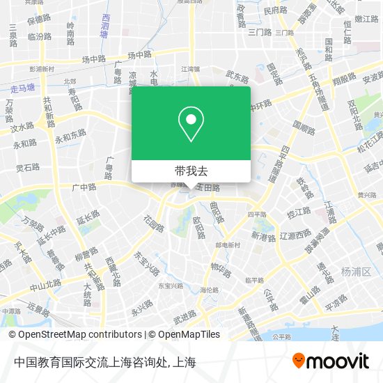 中国教育国际交流上海咨询处地图